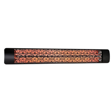 Eurofase 6000W Black Infrared Electric Heater with astra decor plate