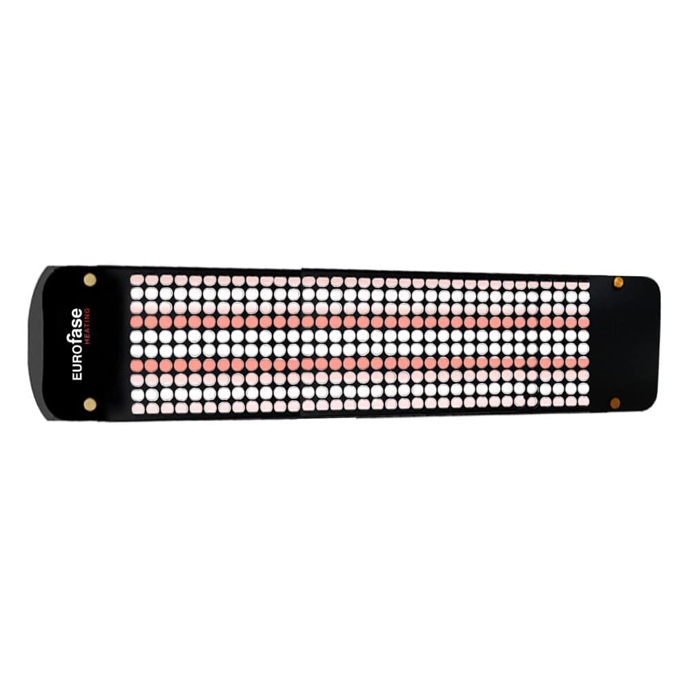 Eurofase admiral decor plate in black for 39-inch electric heater