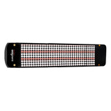 Eurofase admiral decor plate in black for 39-inch electric heater