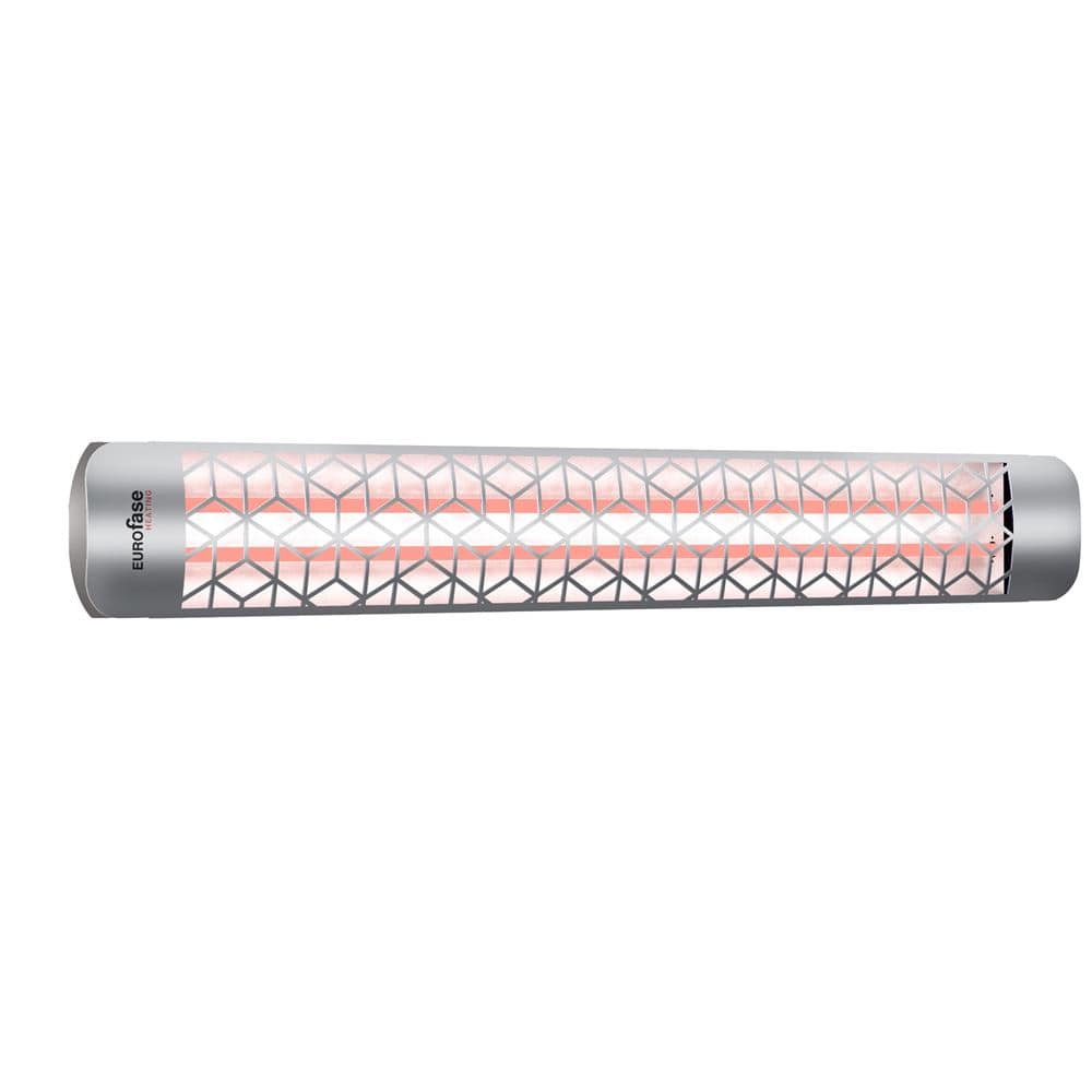 Eurofase stella decor plate in stainless steel for 61-inch electric heater