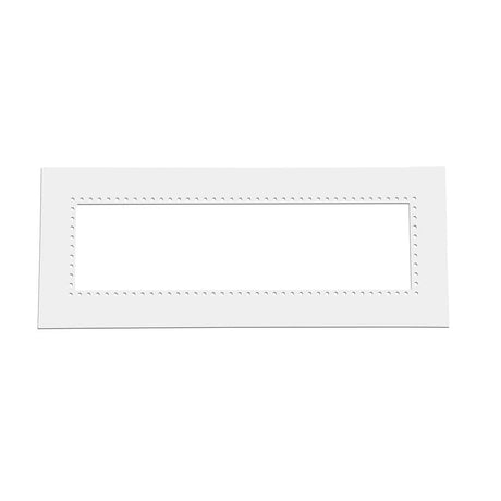 white flush mount kit