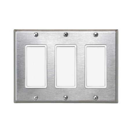 Eurofase 3 Simple ON/OFF Switch in Stainless Steel