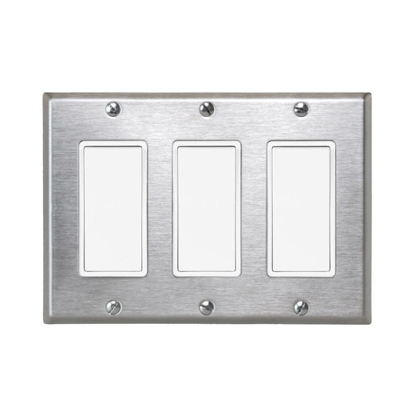 Eurofase 3 Simple ON/OFF Switch in Stainless Steel