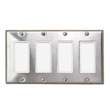 Eurofase 4 Simple ON/OFF Switch in Stainless Steel