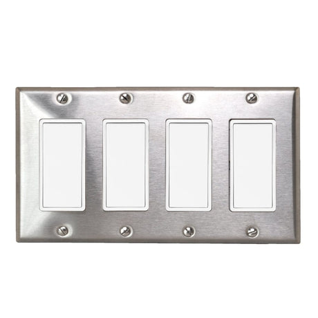 Eurofase 4 Simple ON/OFF Switch in Stainless Steel