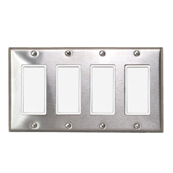 Eurofase 4 Simple ON/OFF Switch in Stainless Steel