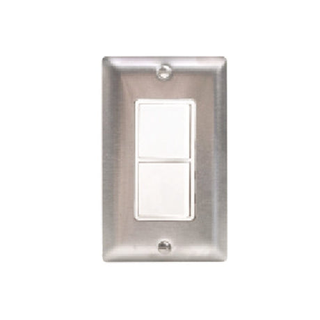 Eurofase Wall Plate Single Duplex Switch in Stainless Steel