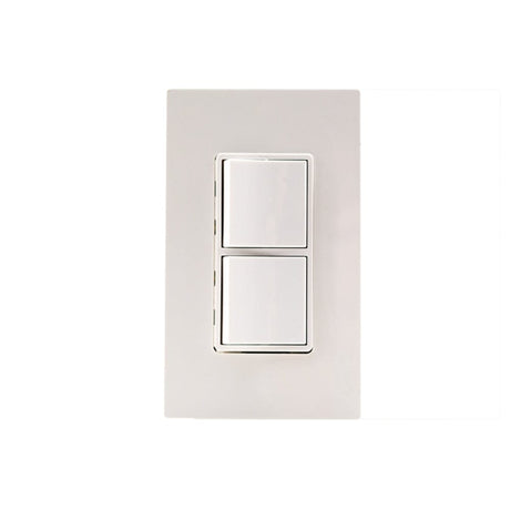 Eurofase Wall Plate Single Duplex Switch in White