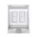 Eurofase Weatherproof Recessed Dual Switch in White