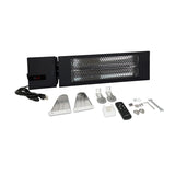 King Electric SmartWave 24-Inch 1500 Watt Infrared Radiant Patio Heater with 15A Plug