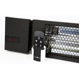 Zoomed-in view of King Electric SmartWave Infrared Radiant Patio Heater with Remote