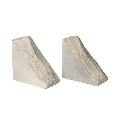 Lexington Hearth Limestone Corbels - Bluegrass Fog - Left Side View