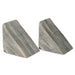 lexington hearth rustic corbels - weathered grey - left side view