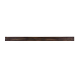Lexington Hearth Flat Sawn Beam Concrete Mantel - Maduro