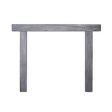 Lexington Hearth Hitching Post Faux Wood Mantel Surround - Gray