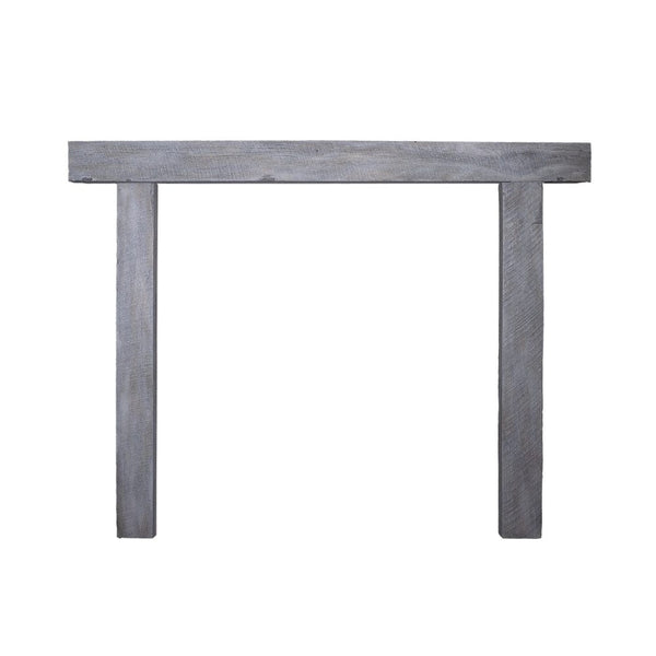 Lexington Hearth Hitching Post Faux Wood Mantel Surround - Gray