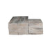 Lexington Hearth Hayloft Beam Mantel Corner - Weathered Grey