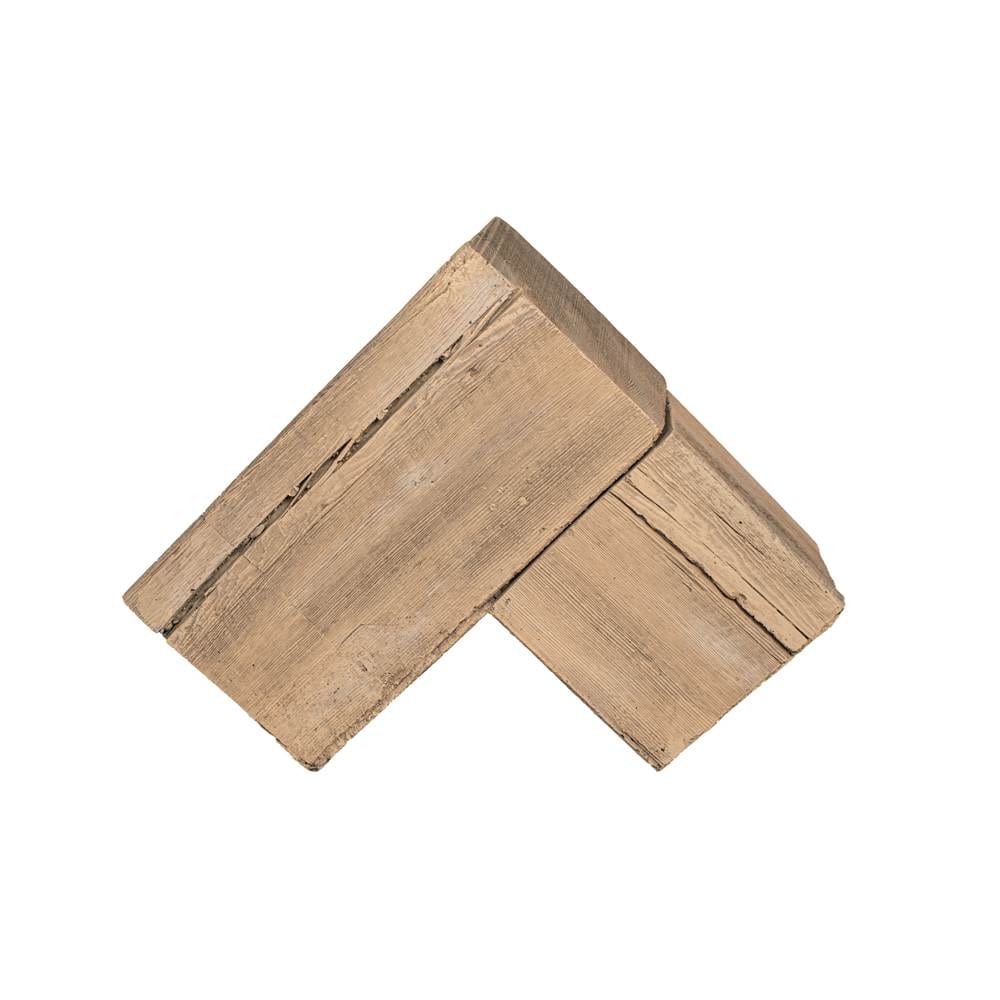 Lexington Hearth Grist Mill Mantel Corner - Pale Honey