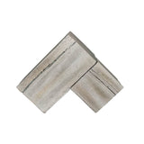Lexington Hearth Grist Mill Mantel Corner - Weathered Grey