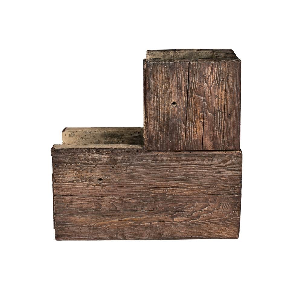 Lexington Hearth Grist Mill Mantel Corner - Maduro