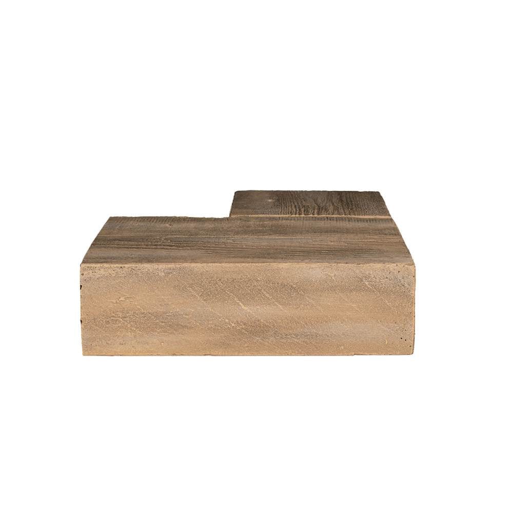 Lexington Hearth Tobacco Barn Mantel Corner - Pale Honey