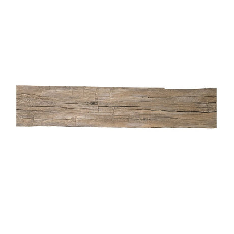 Close Up on Lexington Hearth Tobacco Barn Concrete Mantel - Pale Honey