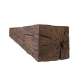Close Up on Lexington Hearth Tobacco Barn Concrete Mantel - Maduro