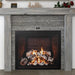 lexington hearth wall boards - weathered grey