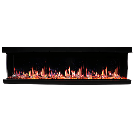 Primary image of the Litedeer Homes Warmcastle 3-Sided Electric Fireplace in front view.