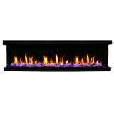 Litedeer Homes Warmcastle 3-Sided Smart Electric Fireplace with Blaze Midsummer Flame