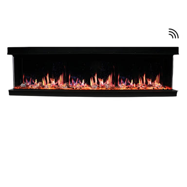 Litedeer Homes WarmCastle 3-Sided Smart Electric Fireplace