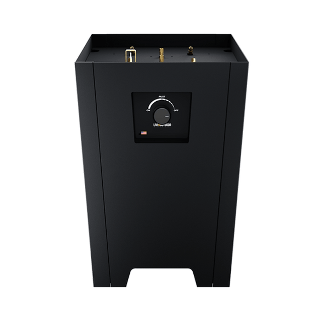 Live Outdoor Firestorm Series I Portable Propane Fire Pit in Black