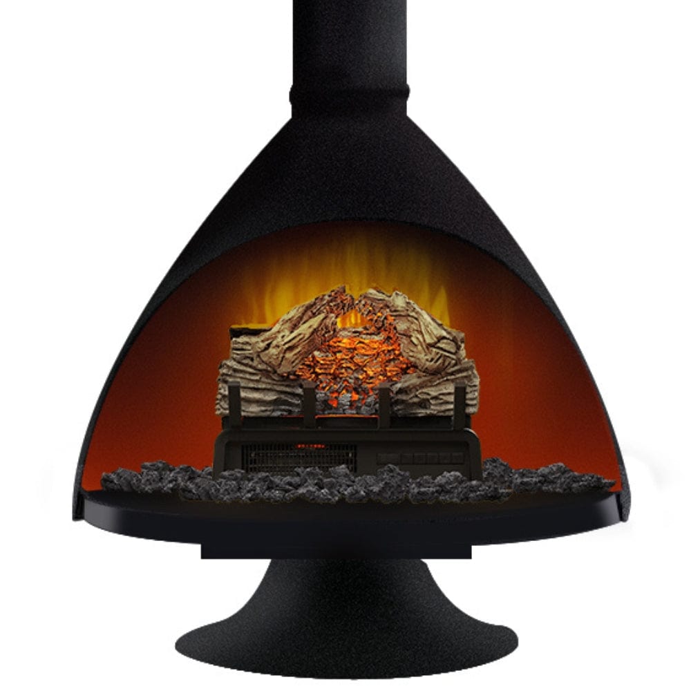 Malm Zircon 34Inch Conical Electric Fireplace — Modern Blaze