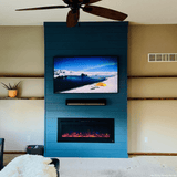 Touchstone Sideline Steel electric fireplace