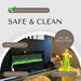 safe and clean electric fireplace
