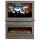 Modern Flames Allwood Main Wall - Driftwood Grey