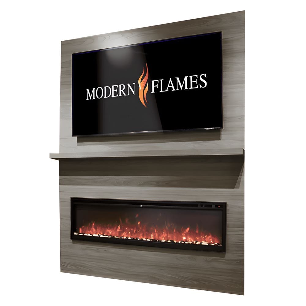 Modern Flames Allwood Main Wall - Driftwood Grey