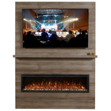 Modern Flames Allwood Main Wall - Weathered Walnut