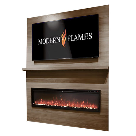 Modern Flames Allwood Main Wall - Weathered Walnut