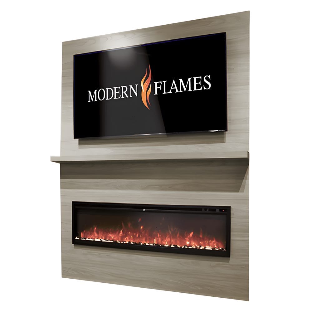 Modern Flames Allwood Main Wall - Coastal Sand