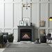Modern Flames Orion Traditional Built-In Electric Fireplace in a modern space