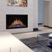 Modern Flames Orion Traditional 54-Inch Built-In Electric Fireplace in a living room