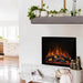 cozy living room ideas - Modern Flames Redstone 36 Electric Fireplace with dark gray mantel