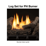 Mountain Cedar Log Set for PH Burner