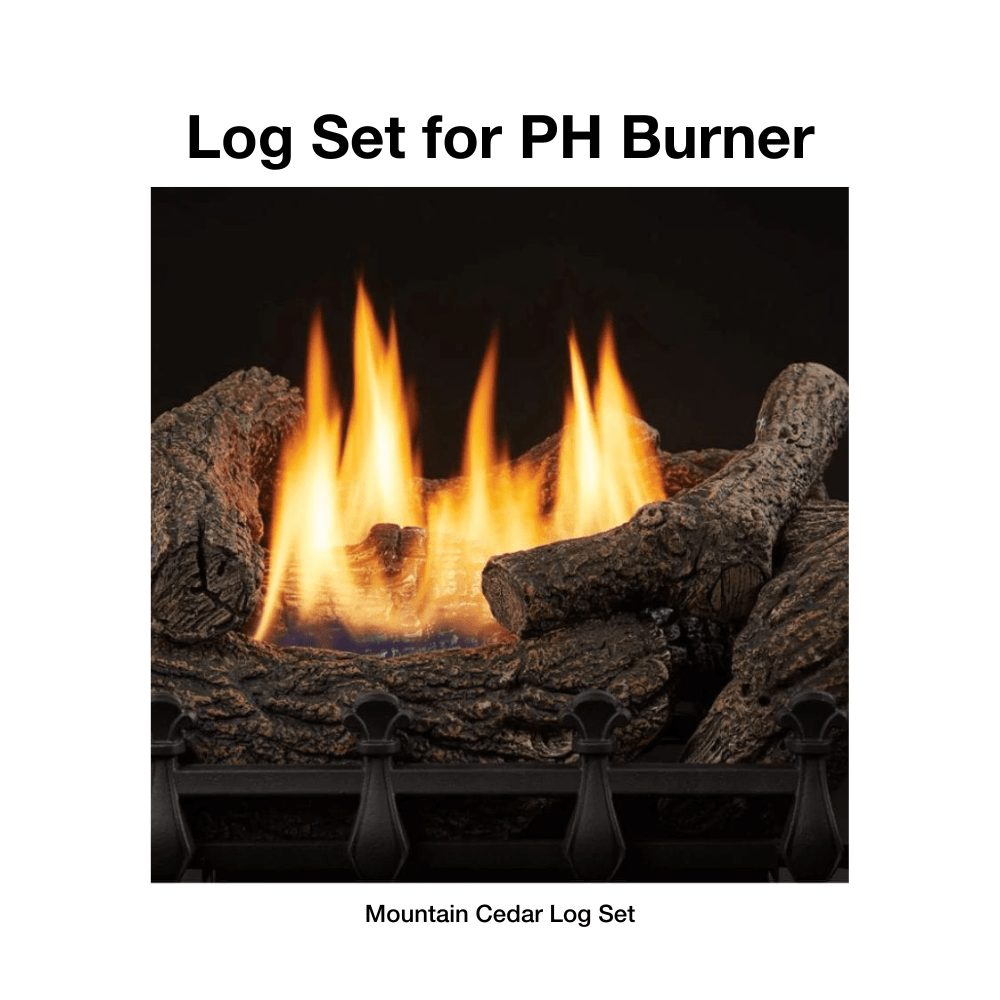 Mountain Cedar Log Set for PH Burner