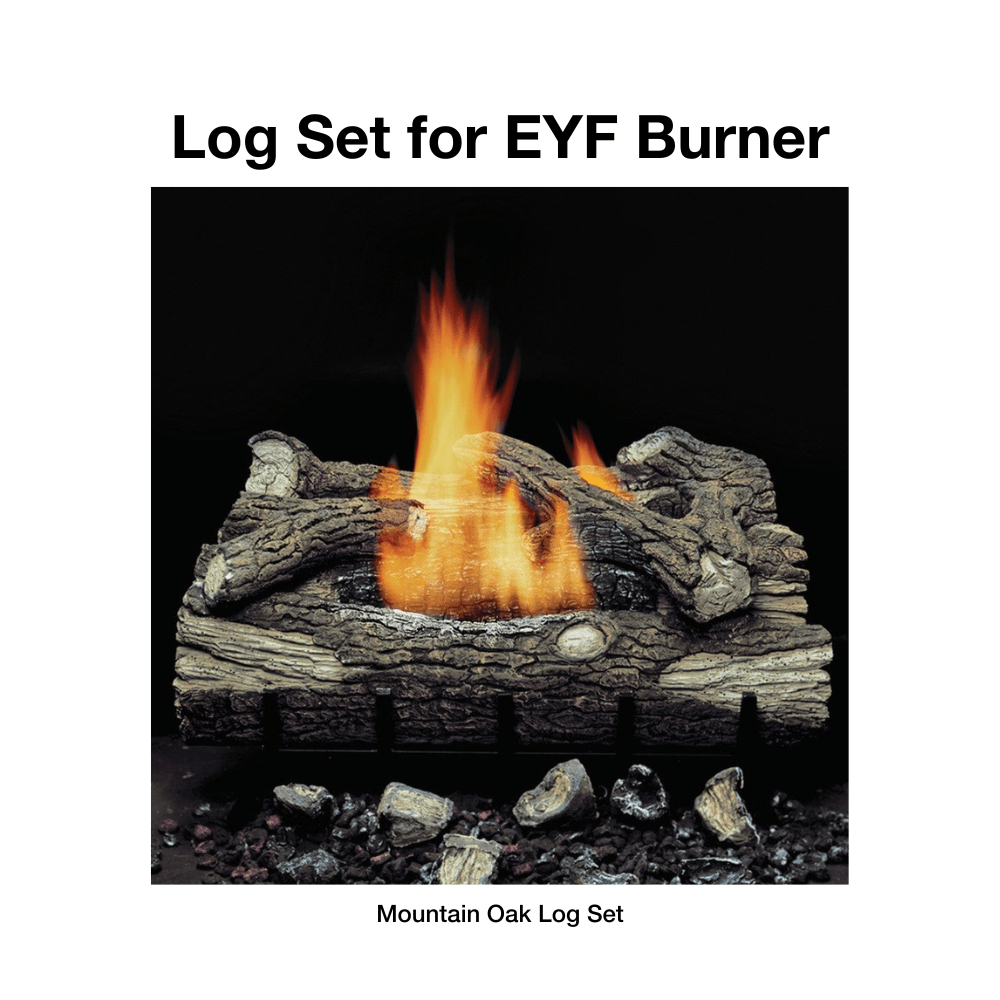 Mountain Oak Log Set for EYF Burner