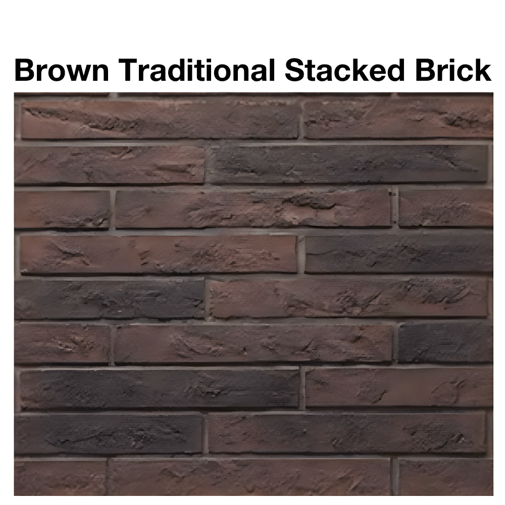 Brown Traditional Stacked Brick