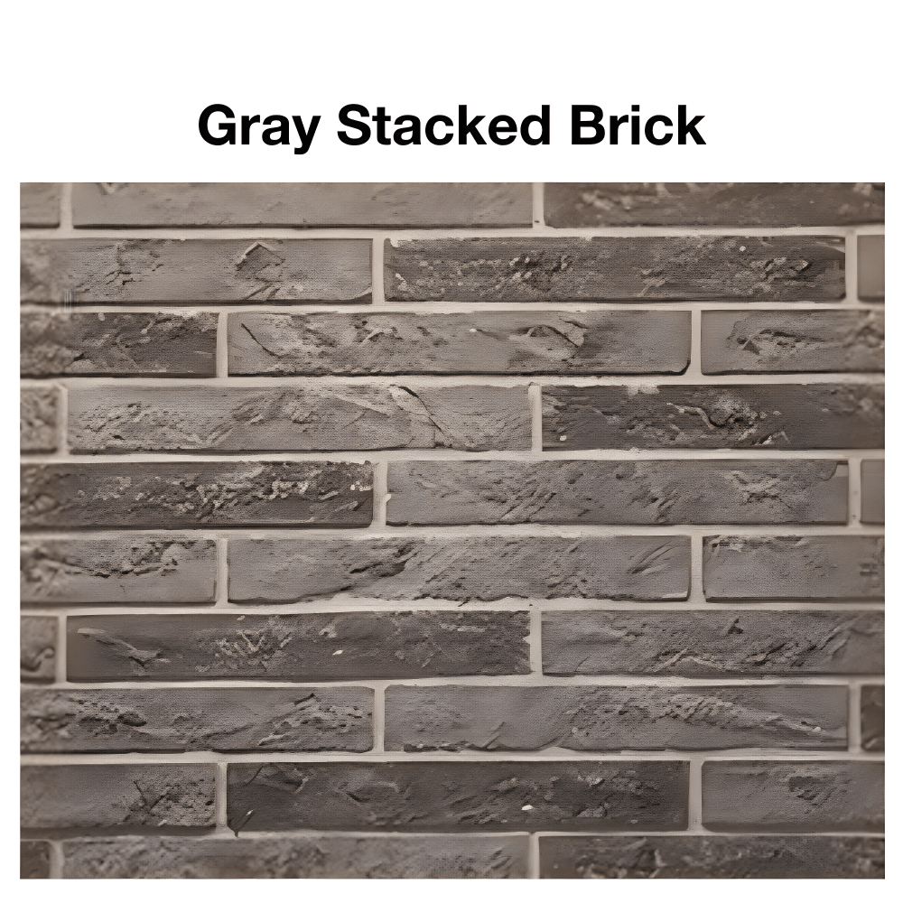 Gray Stacked Brick