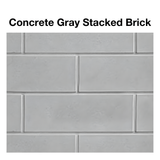 Concrete Gray Stacked Brick