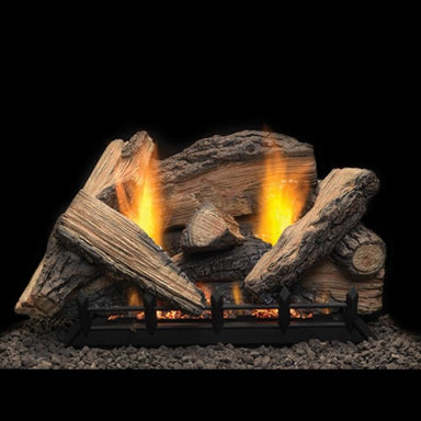 Monessen Natural Blaze Gas Burner with Stony Creek Logs